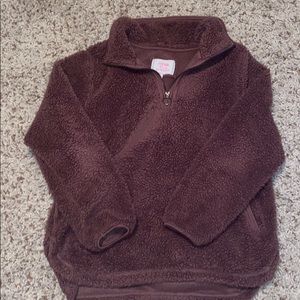 Cozy Sherpa purple hoodie size XXL